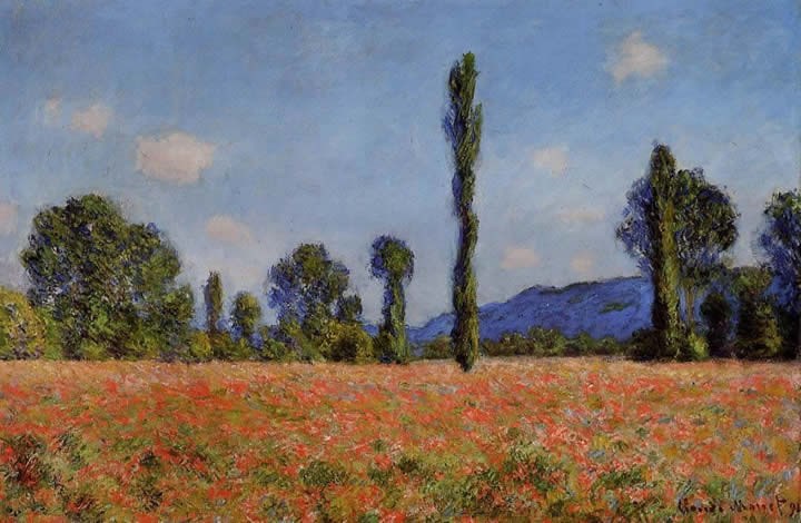 Claude Monet Poppy Field